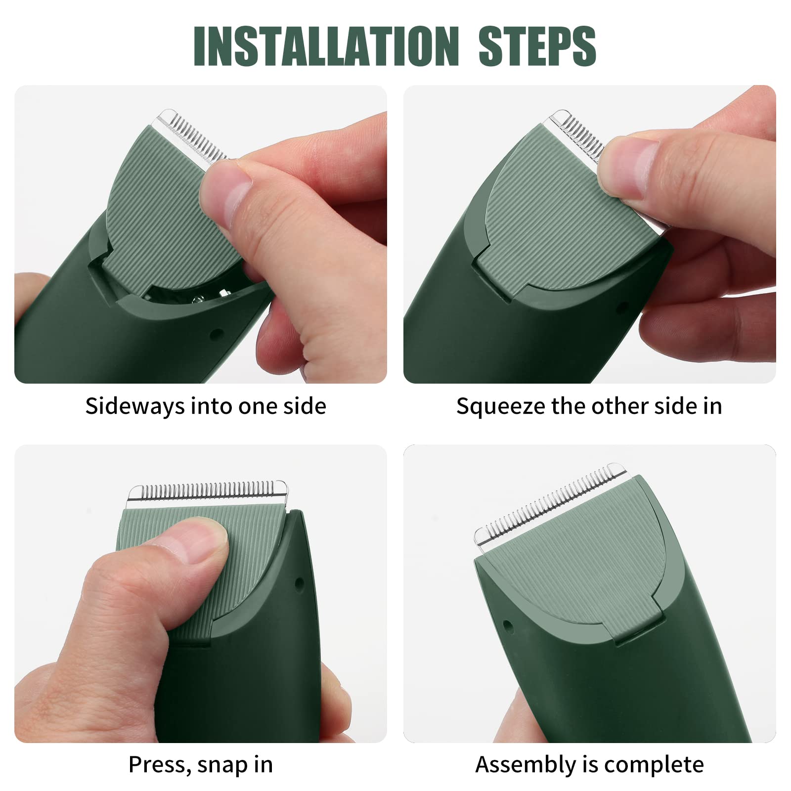 Wusuker blade pre-lubricated surface detail showing readiness for immediate use, reduces initial friction