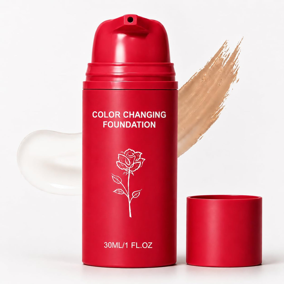 WuWoGil foundation front packaging showing label and shade control benefit