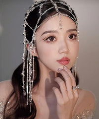 Xerling layered chains displayed on mannequin demonstrating drape and tiers