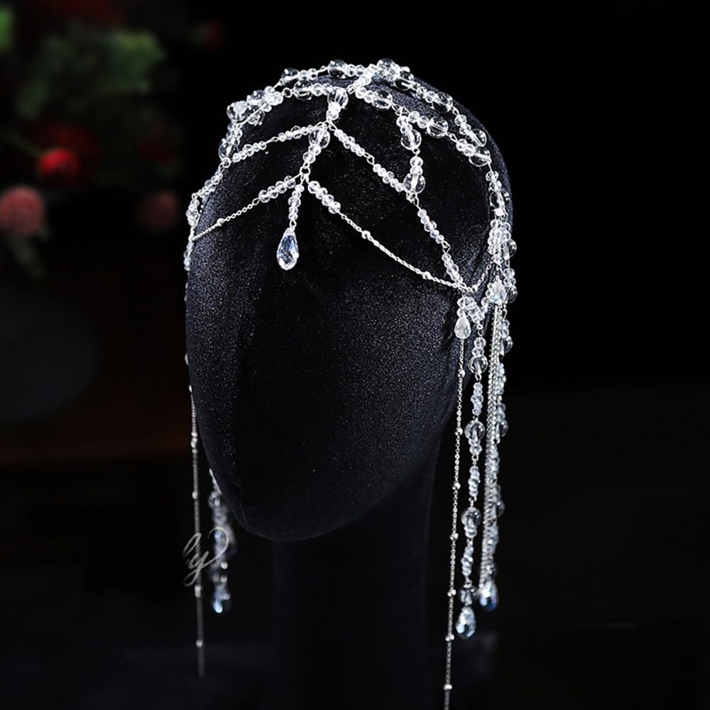 Xerling styled on bride illustrating bridal-ready sparkle and complementing gown