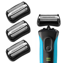 XFP 32B front view showing triple-pack replacement heads and clear labeling for compatibility