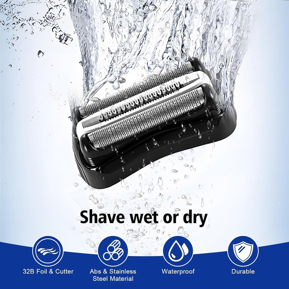 XFP replacement heads on bathroom counter showing convenience for daily use