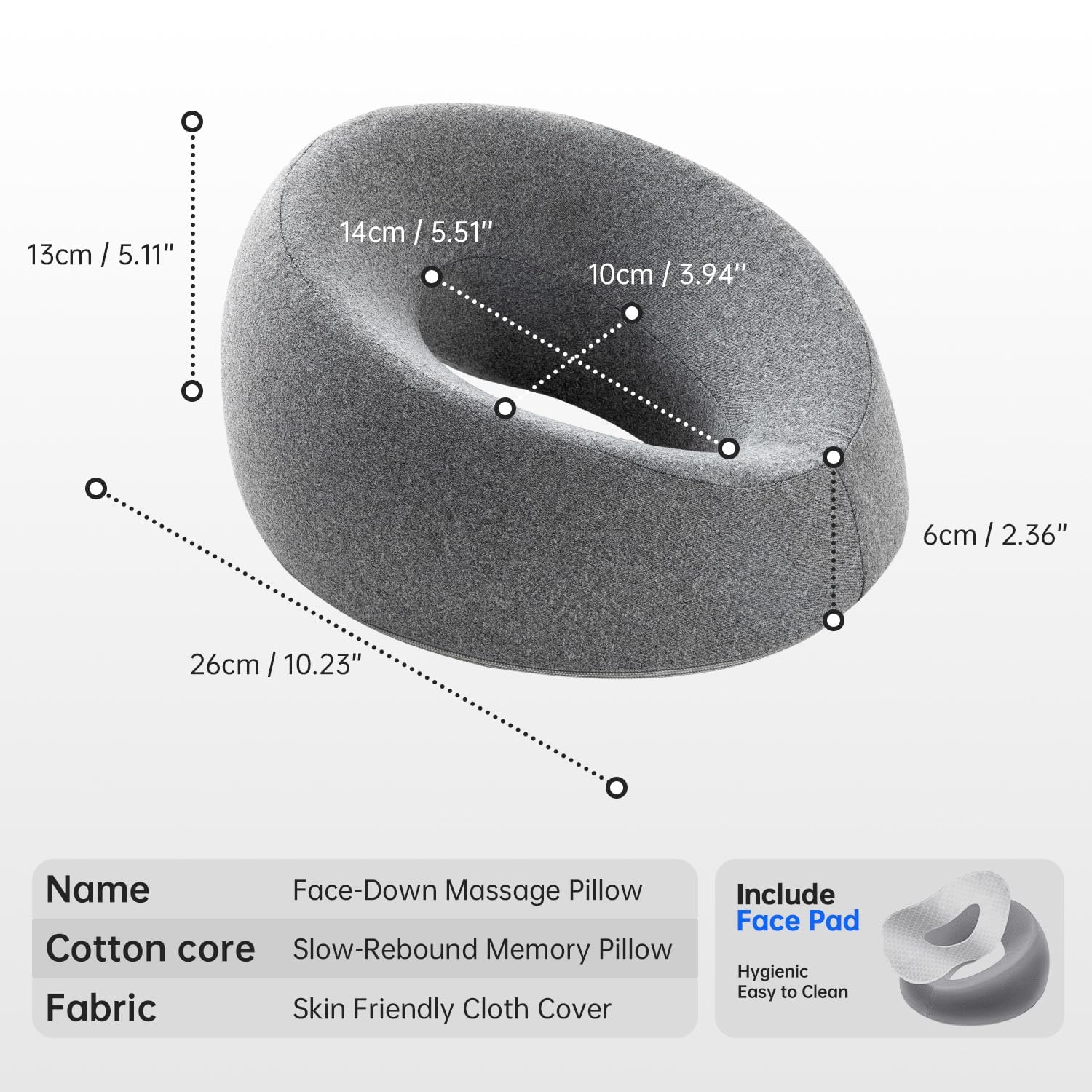 xiaomubiao close-up of hollow center showing breathability benefit