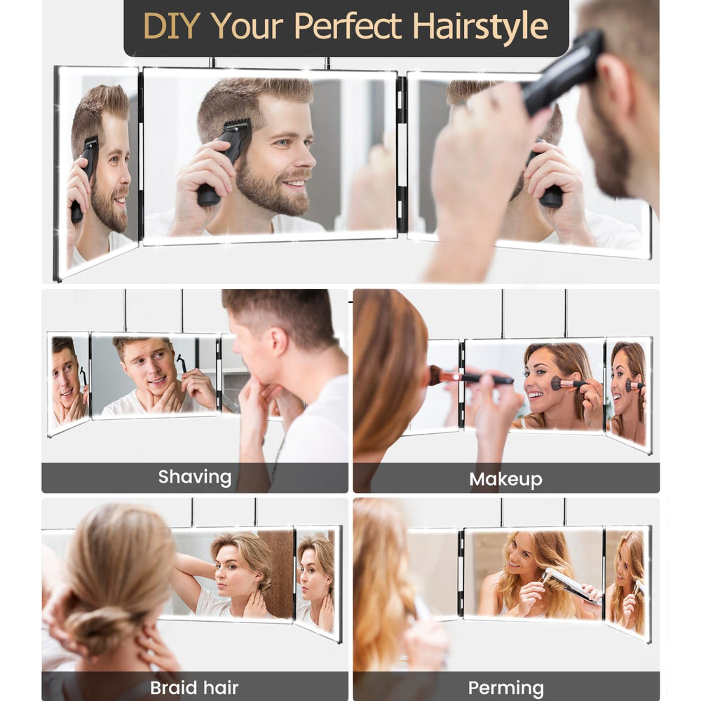 XIGETRAIL on a tabletop while trimming hair, precise home grooming
