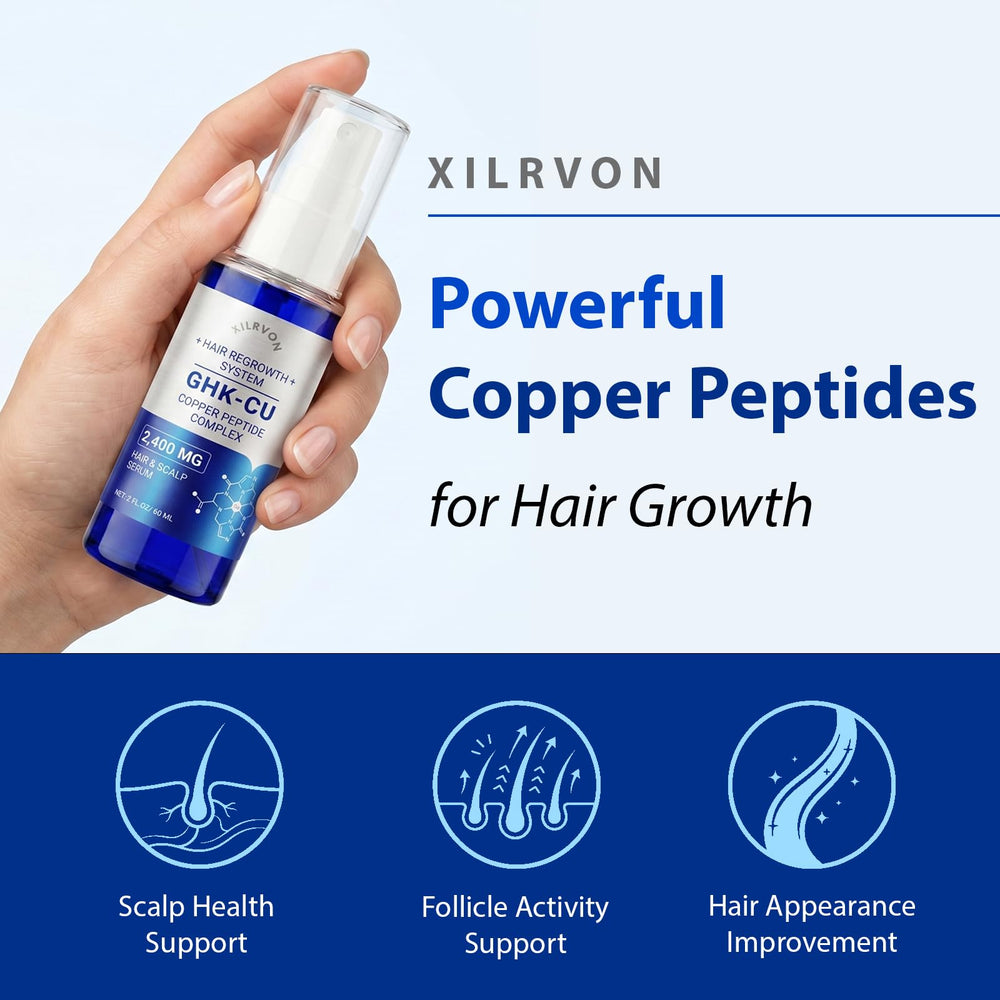 XILRVON spray nozzle close-up displaying easy, precise scalp application