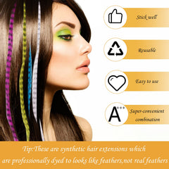 Xinnun close-up feather texture highlighting durable synthetic fibers and vivid color