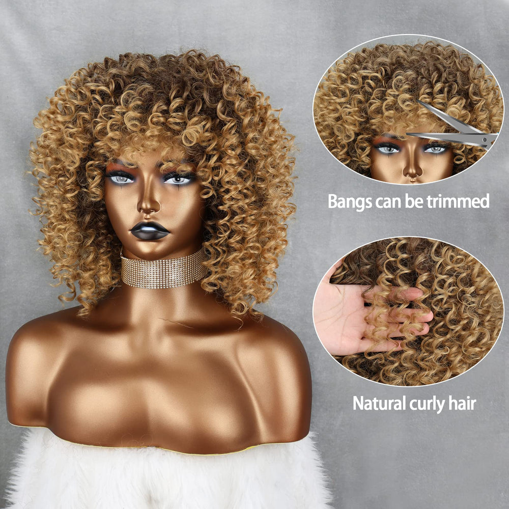 Xinran side profile of 70s short afro illustrating flattering shape