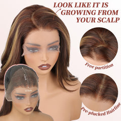 XIXIBI side profile showing feathered layered cut with airy movement