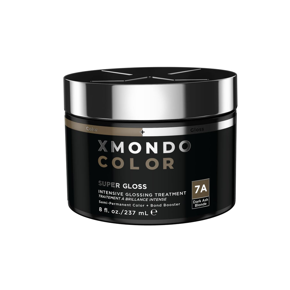 XMONDO front packaging showing the dark ash blonde mask and clear product labeling for easy selection