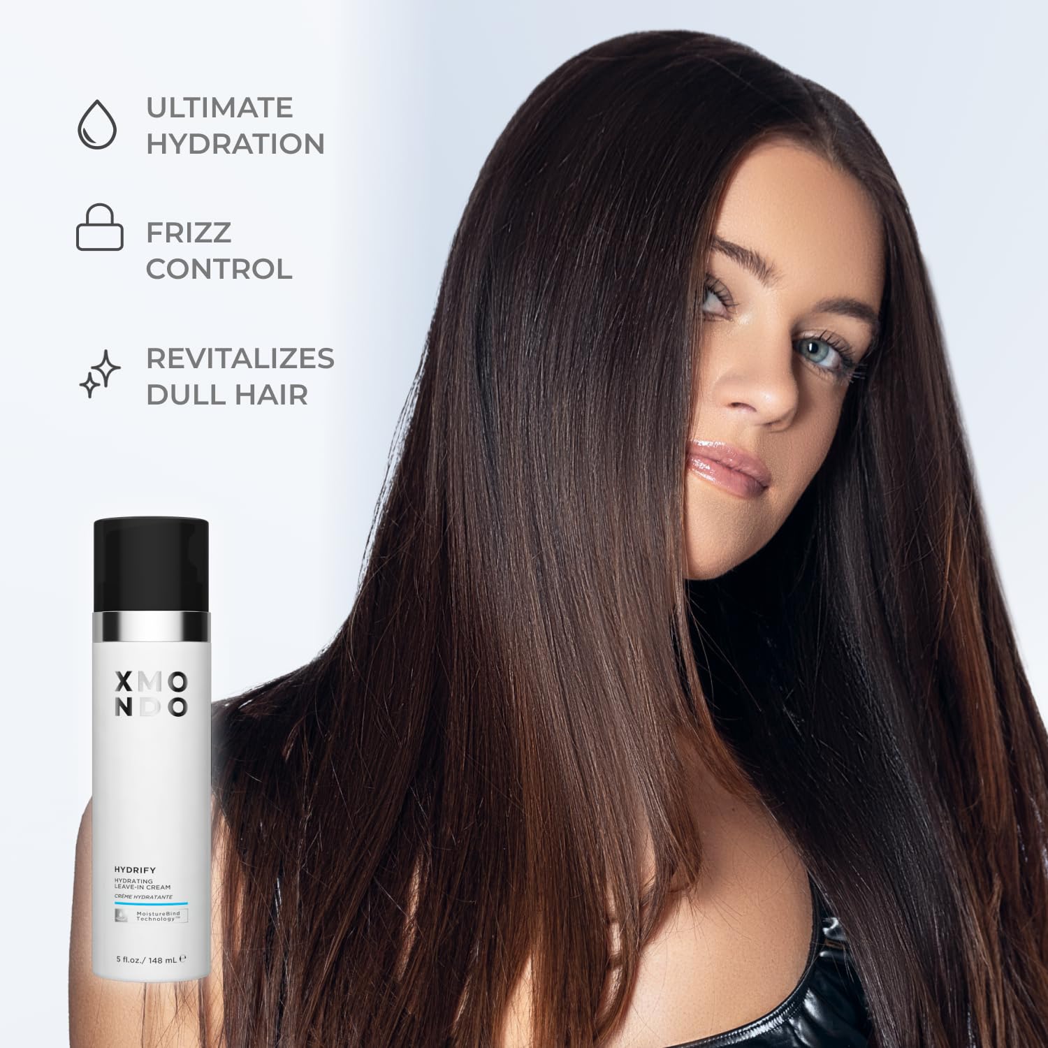 XMONDO Hydrify cream texture closeup highlighting lightweight absorption