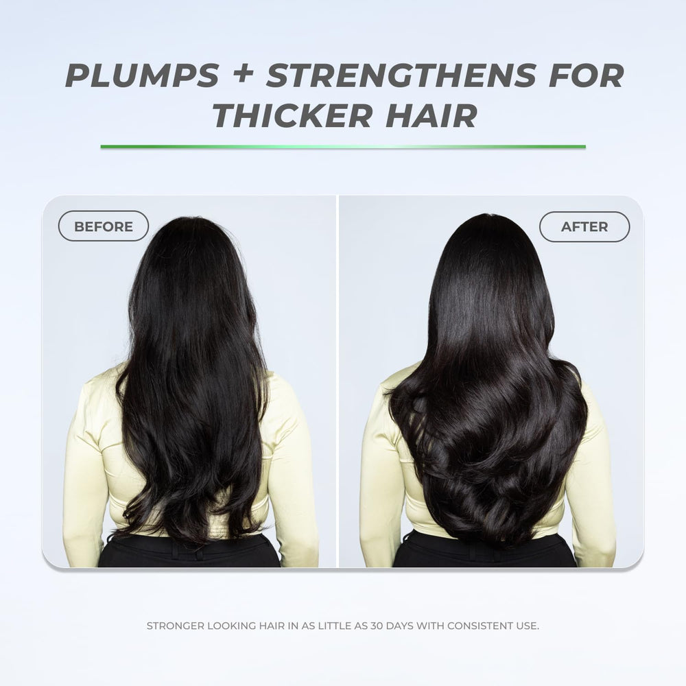 XMONDO styled hair showing added volume and improved manageability