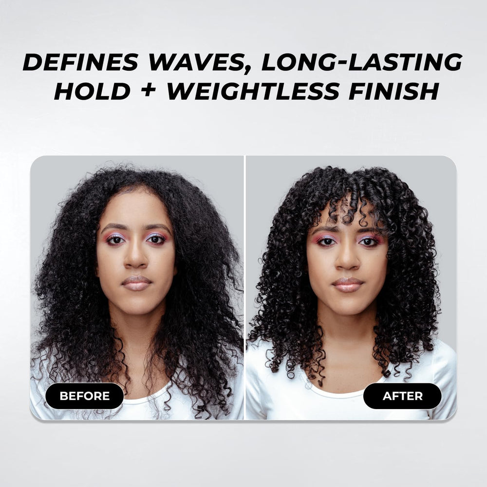 XMONDO before and after waves illustrating improved definition and bounce benefit