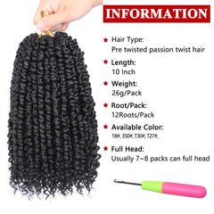XTREND close-up of twist texture demonstrating soft, tangle-resistant synthetic fiber