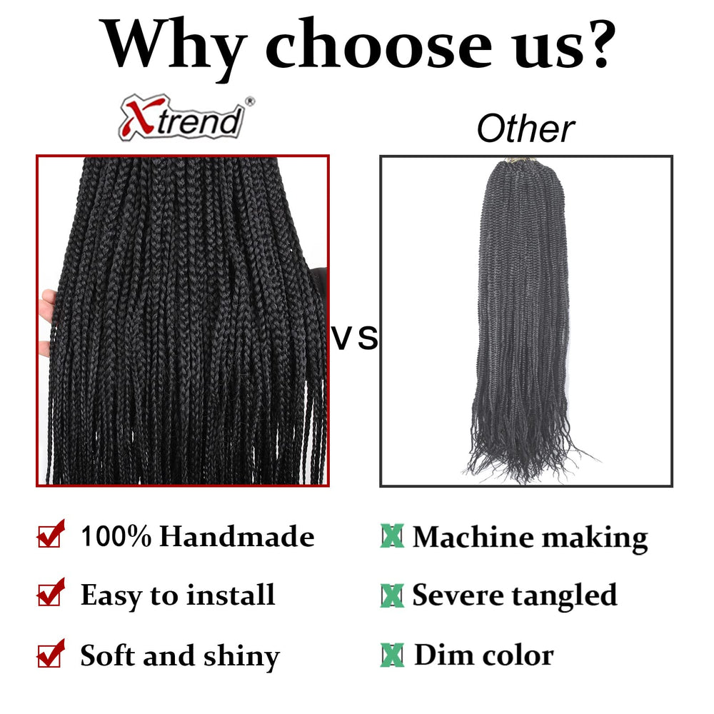 XTREND strand laid beside ruler showing 18-inch length for scale