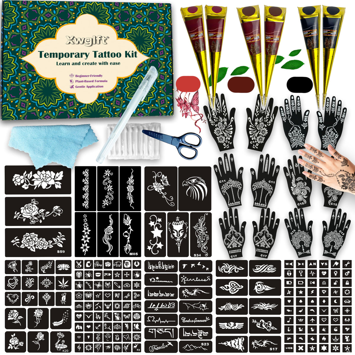XWGLFT front packaging showing full kit and included tools for easy setup