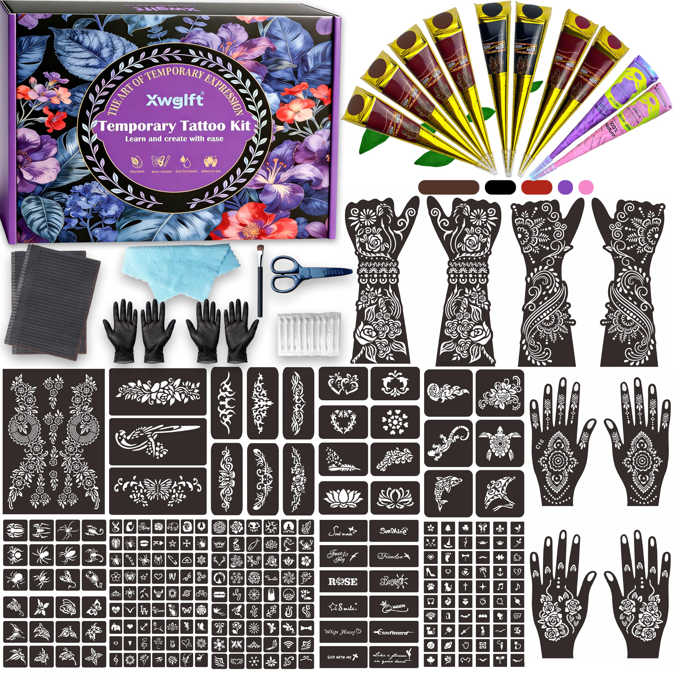 xwglft front packaging showing full kit and organized box benefit: clear contents