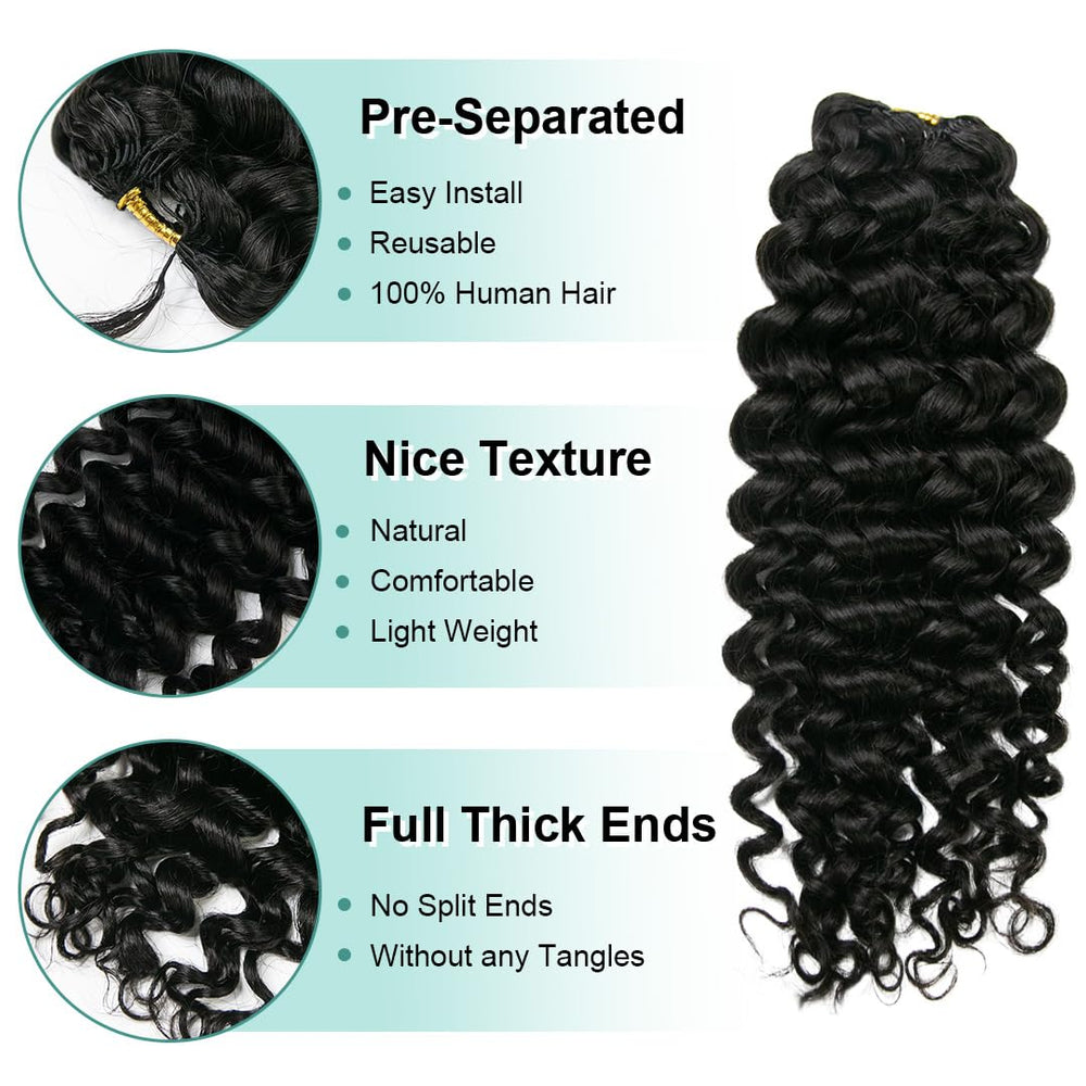 Y WIGS close-up water wave texture highlighting natural softness and realism