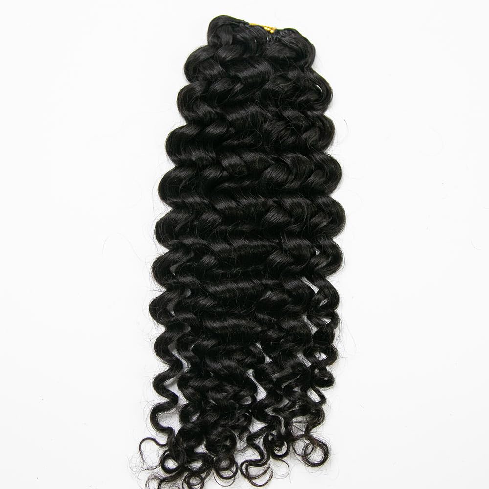 Y WIGS crochet hair in use on braided base showing easy knotless installation
