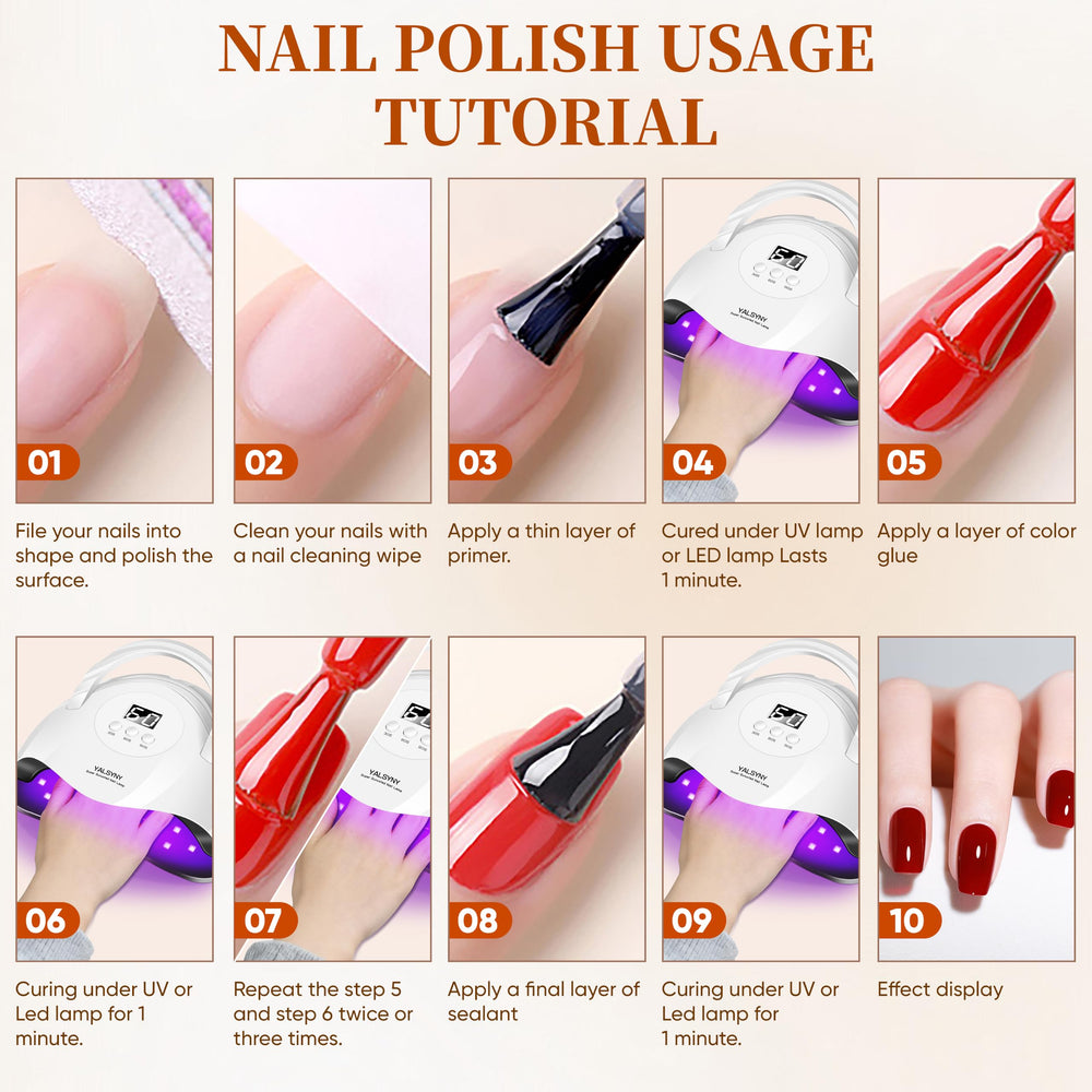 YALSYNY nail decorations and tools organized for creative nail art benefit