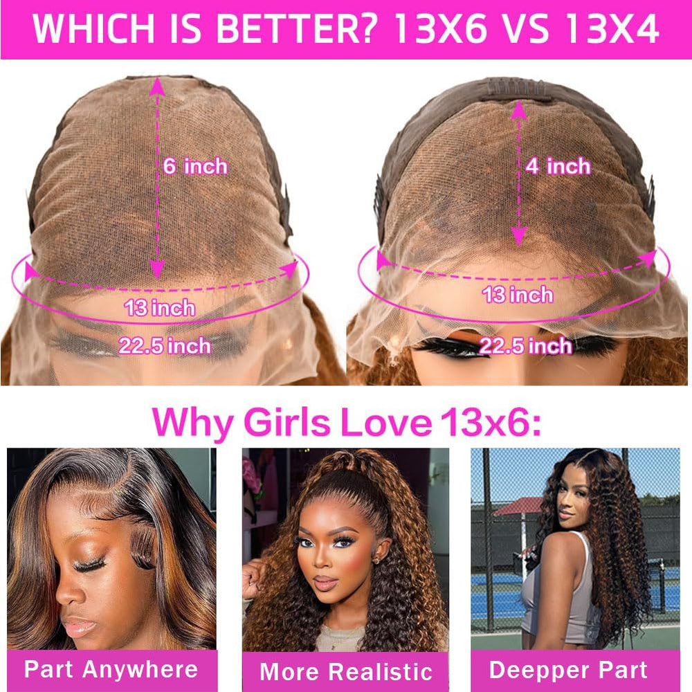 yamduly side profile of wig worn showing natural blend and movement benefit