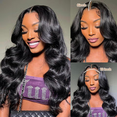 Yamikk close-up of HD lace with pre-bleached knots for realistic scalp look