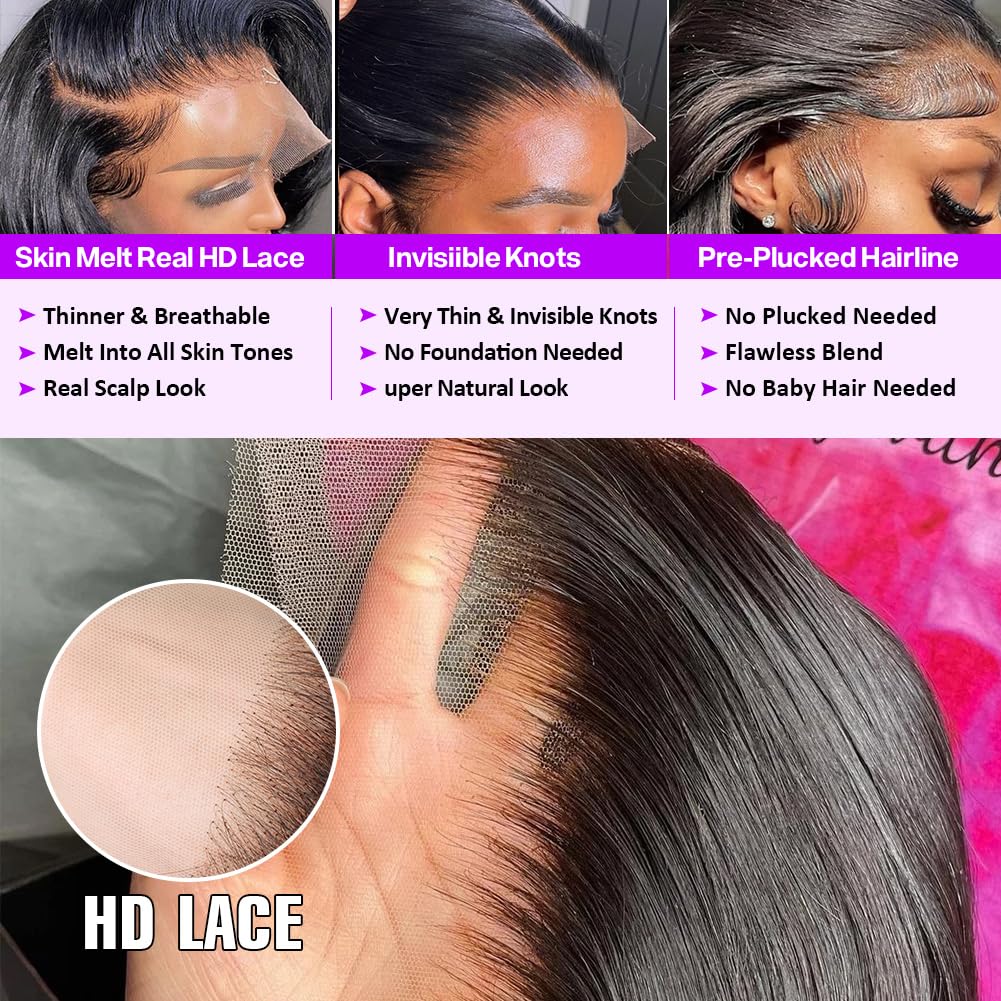 Yamikk texture detail of body wave ends highlighting soft, bouncy strands benefit
