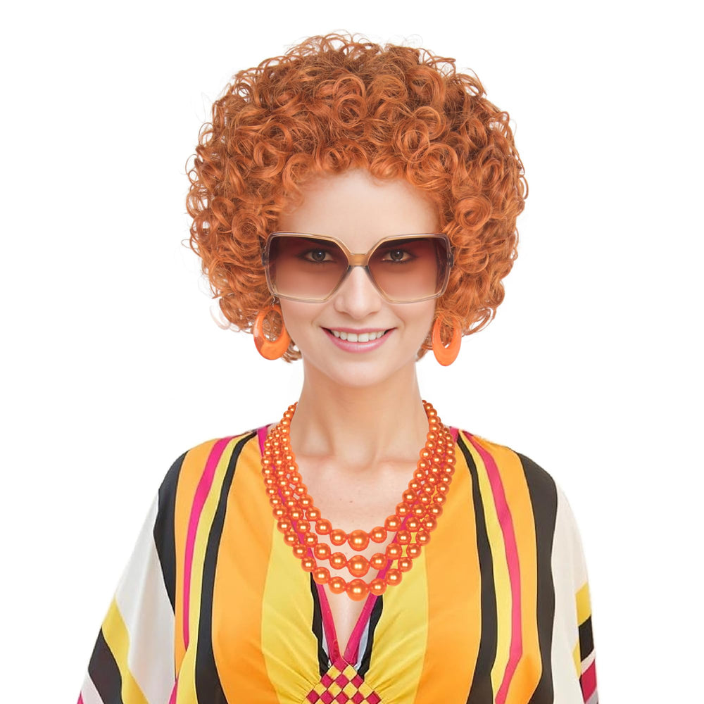 Yan Dream stacked orange bracelets showing bold accessories for visible wrist styling