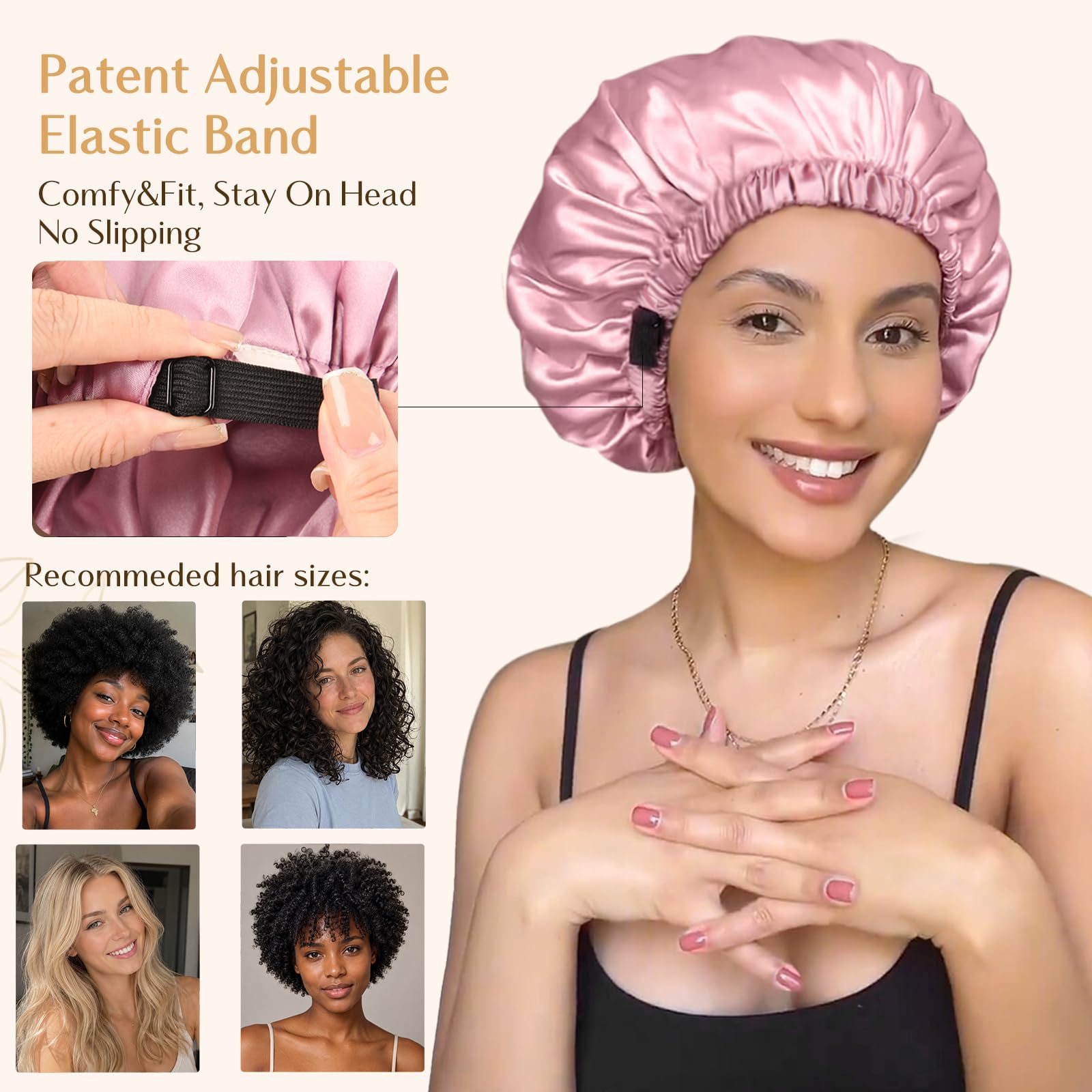 YANIBEST adjustable elastic band detail ensuring comfortable secure fit