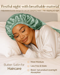 YANIBEST close satin texture highlighting smooth fabric that reduces friction