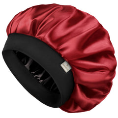 YANIBEST bonnet front view shows smooth satin and protective design