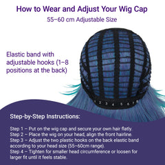 YANMENG back view showing layered cascading curls for full-volume effect
