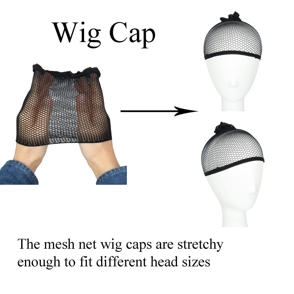 YANMENG packaged contents with wig cap to show out-of-box readiness benefit
