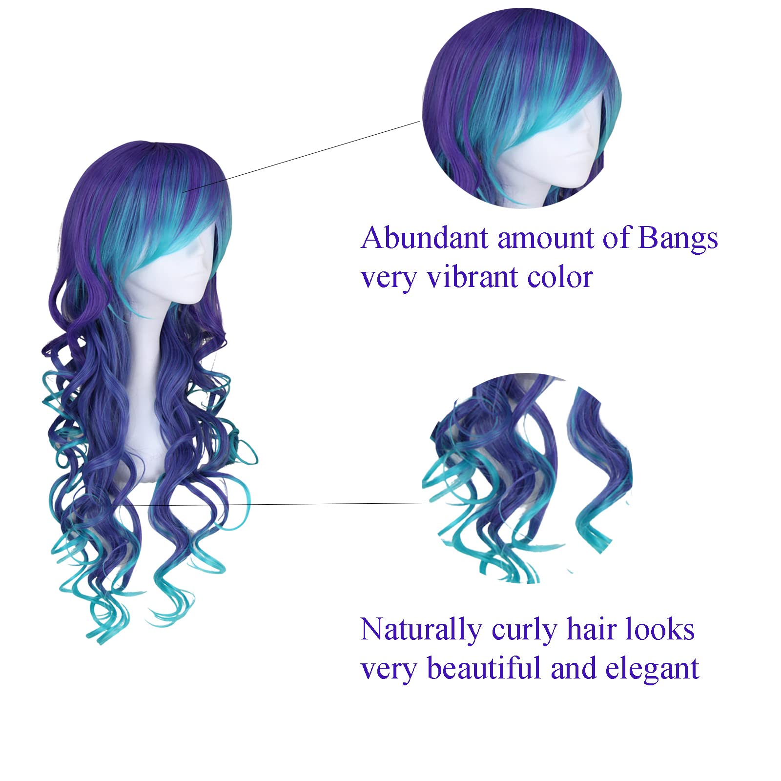 YANMENG wig displayed on mannequin for styling inspiration and outfit pairing