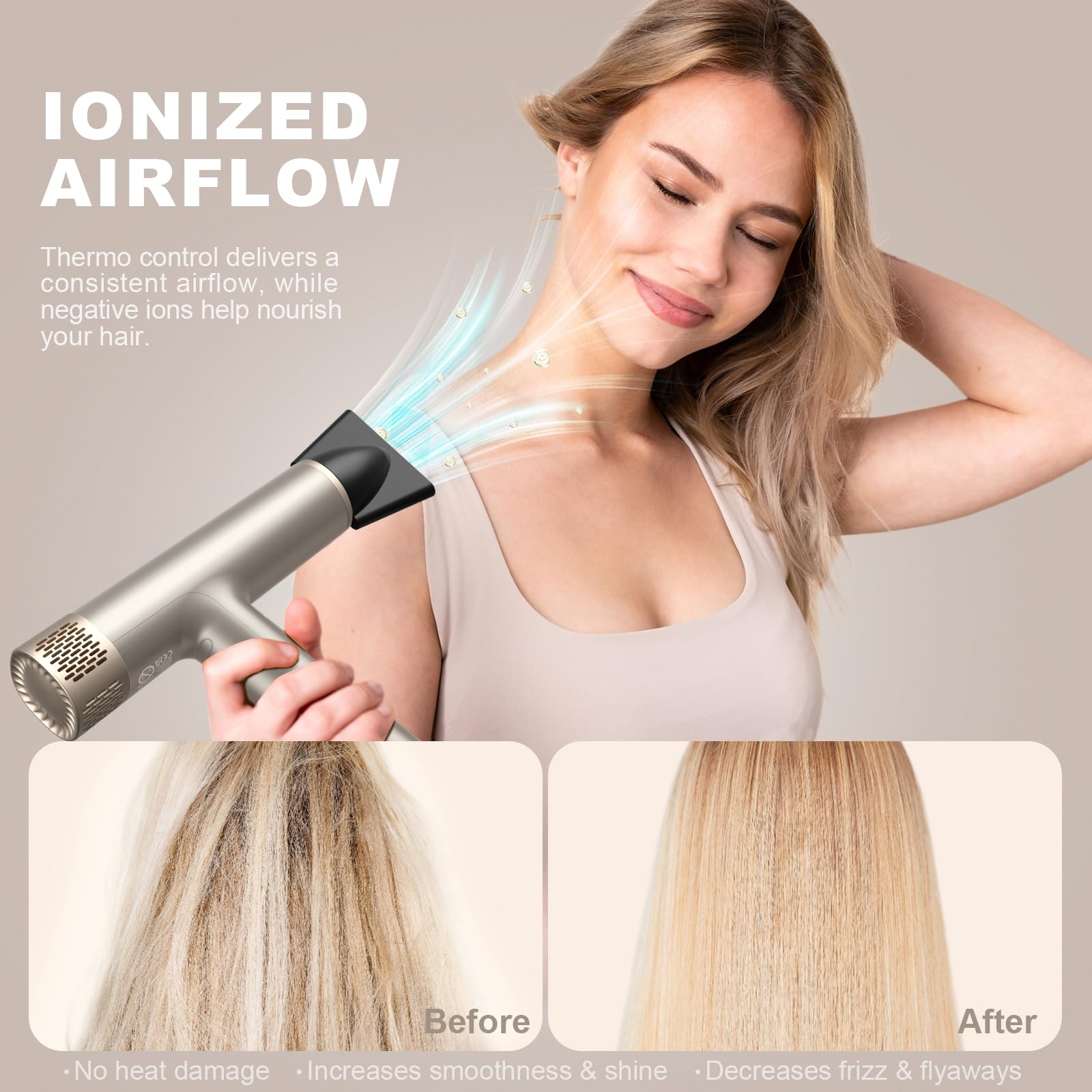YAPOY diffuser attachment close-up showing textured prongs for enhanced curl definition