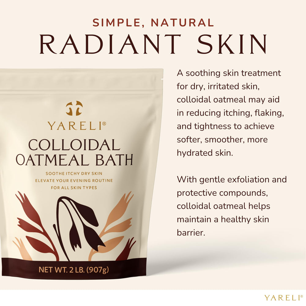 YARELI colloidal oatmeal paste applied on skin for targeted care