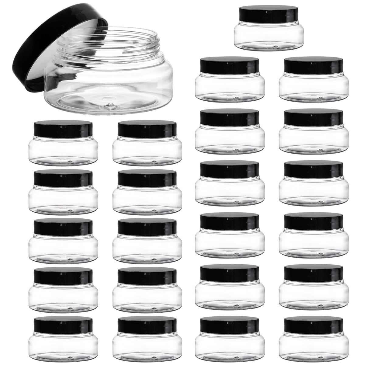 yarlung clear front view jar showing product visibility and neat display