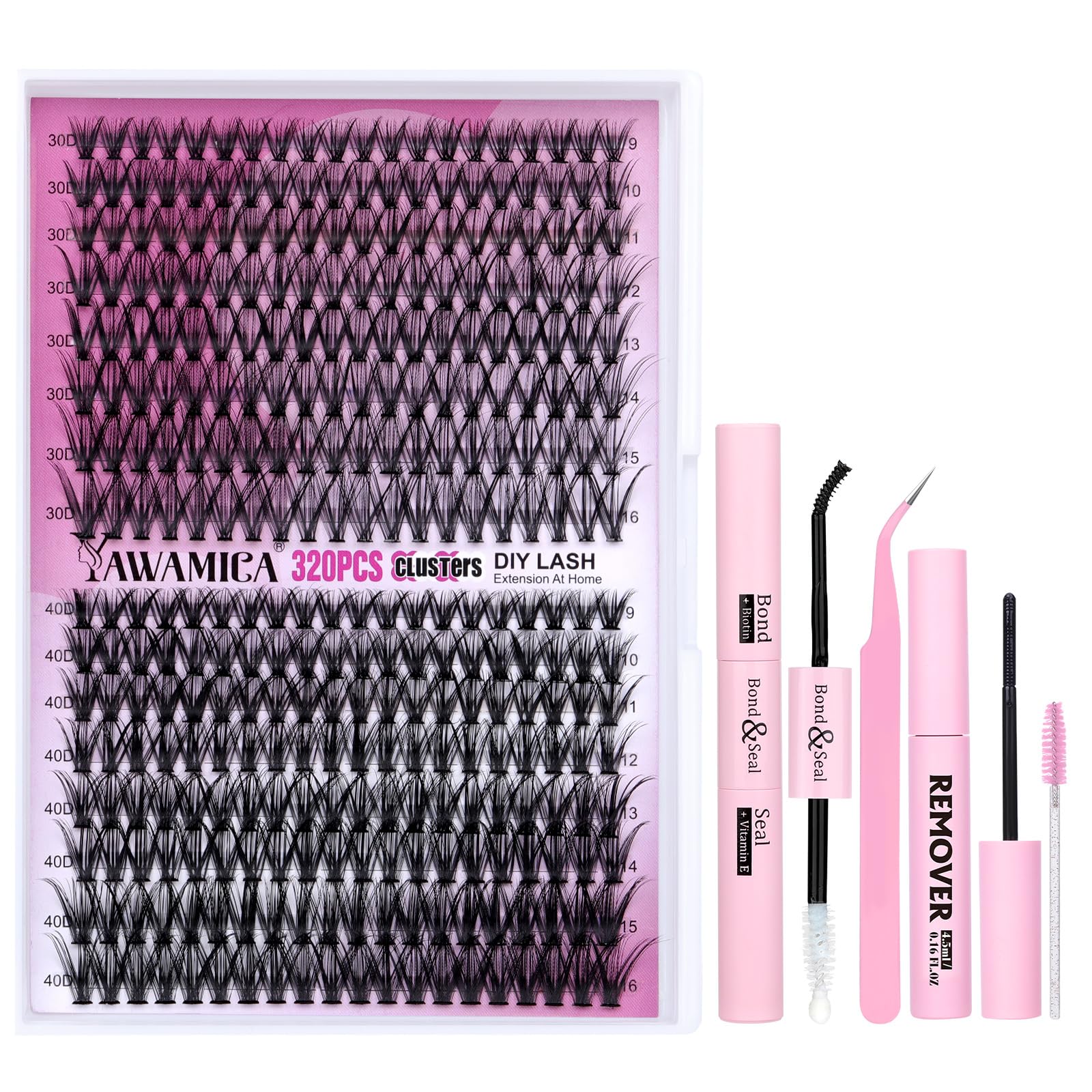 Yawamica kit front packaging showing all contents and benefits