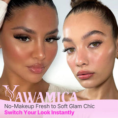 Yawamica precision tweezers and lash brush displayed for accurate placement benefit