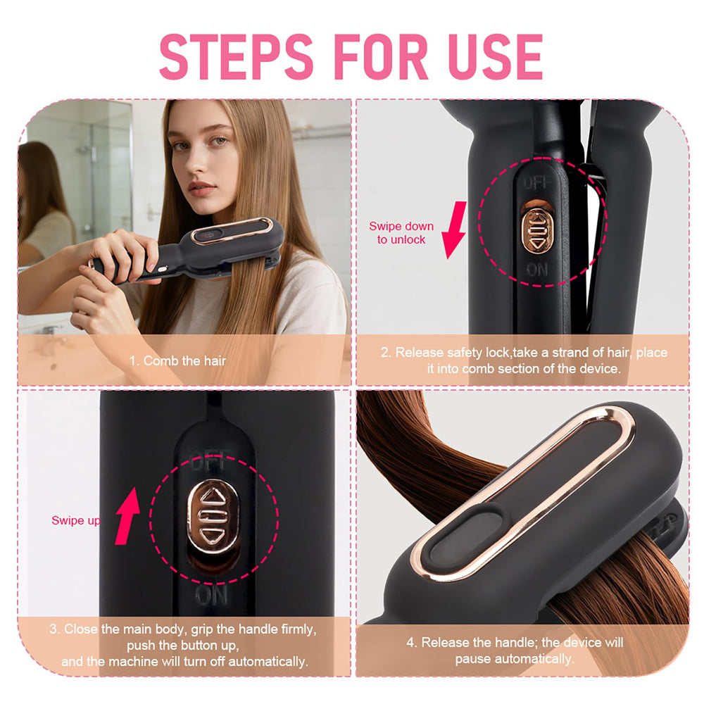 yaxiuuy USB port and LED power indicator showing convenient rechargeable operation