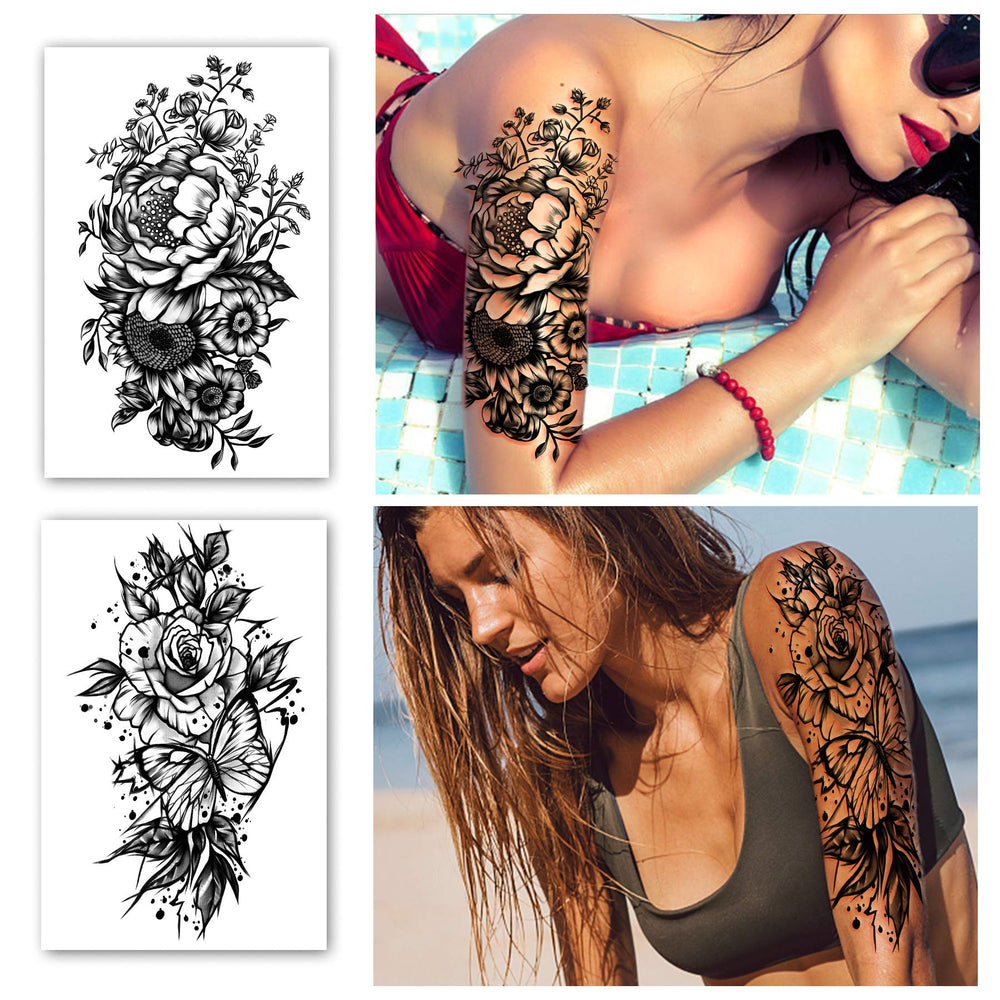 Yazhiji lifestyle party wear displaying waterproof tattoos for events