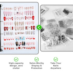 Yazikisa organizer in use on a salon table for professional transport and presentation