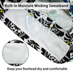 YEAJOIN ponytail pouch held up to show hair containment and tidy profile