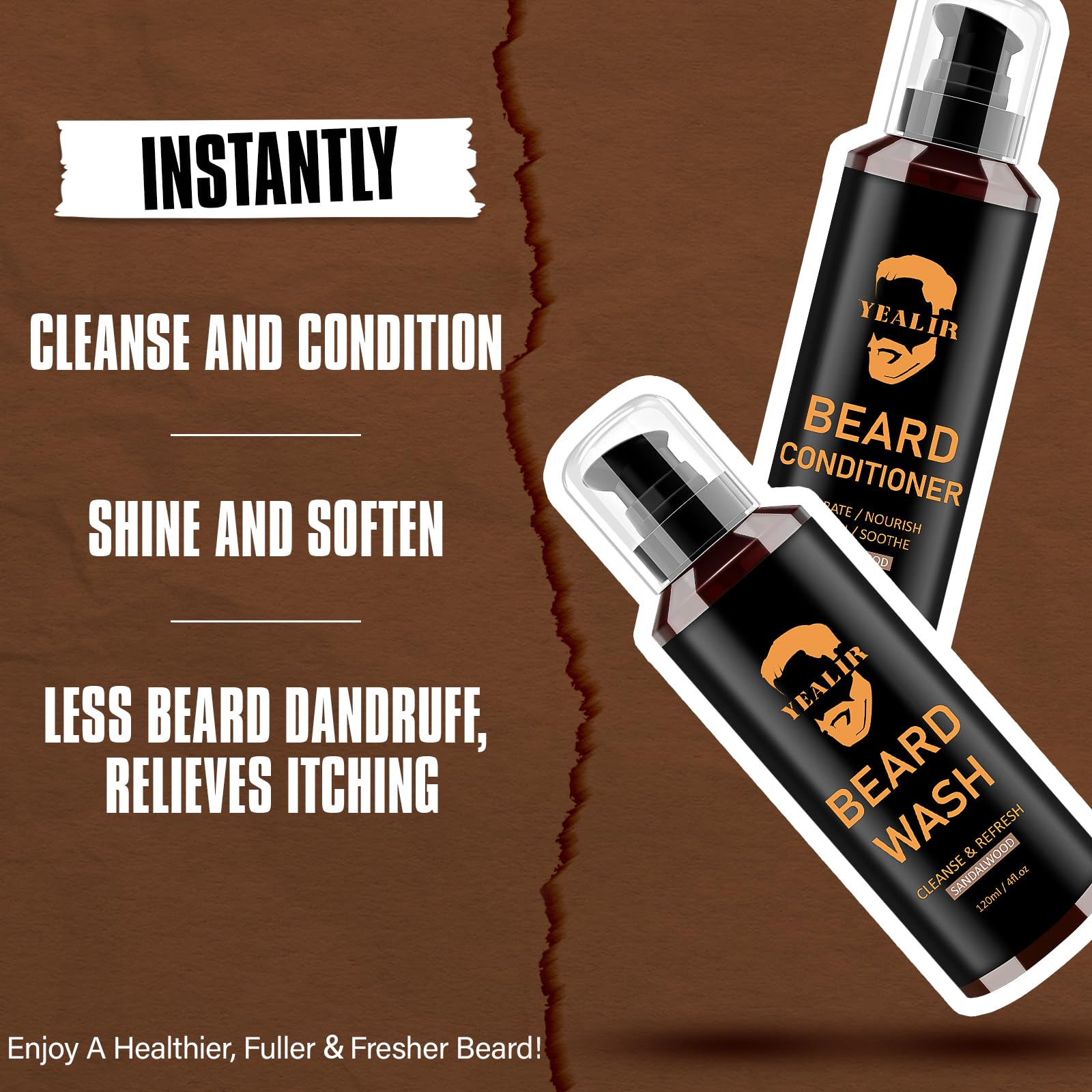 YEALIR conditioner cream consistency, lightweight hydration without grease