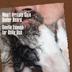 YEALIR shampoo lather texture, cleans beard fibers and refreshes skin quickly