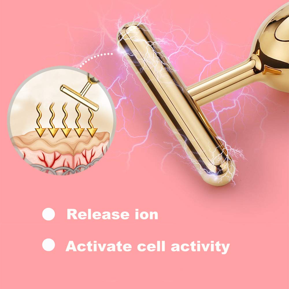 Yeamon T-shape head close-up for precise eye and nose area massage