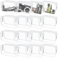 YedsIntu front packaging showing 16 clear makeup bags for easy travel organization