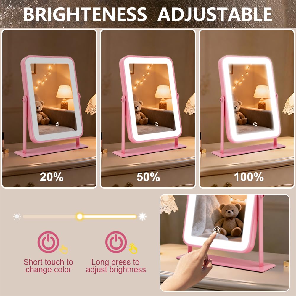 YEKKOPT LED lights displaying three color modes for true-color application benefit