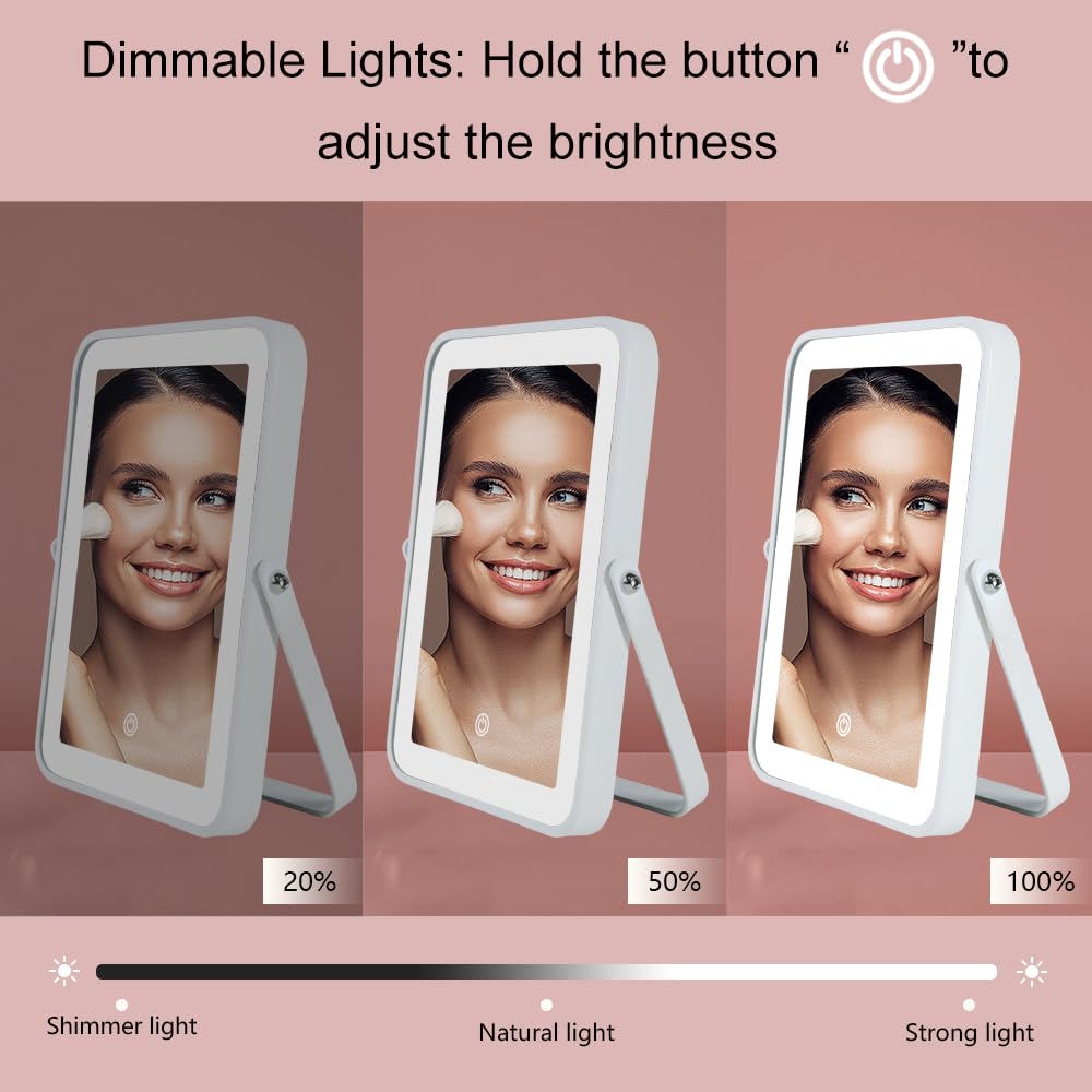 YEKKOPT on a dressing table providing flattering light for makeup application