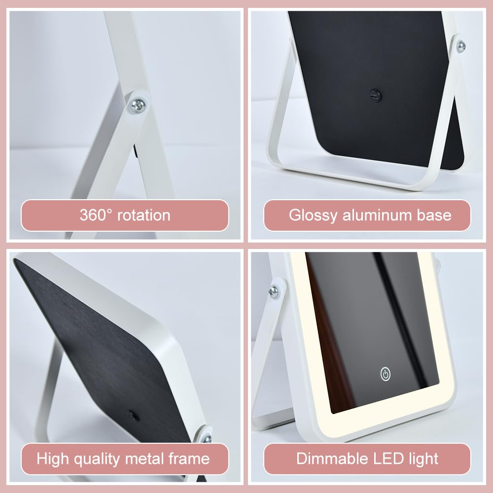 YEKKOPT next to smartphone illustrating 8x10 size for travel convenience