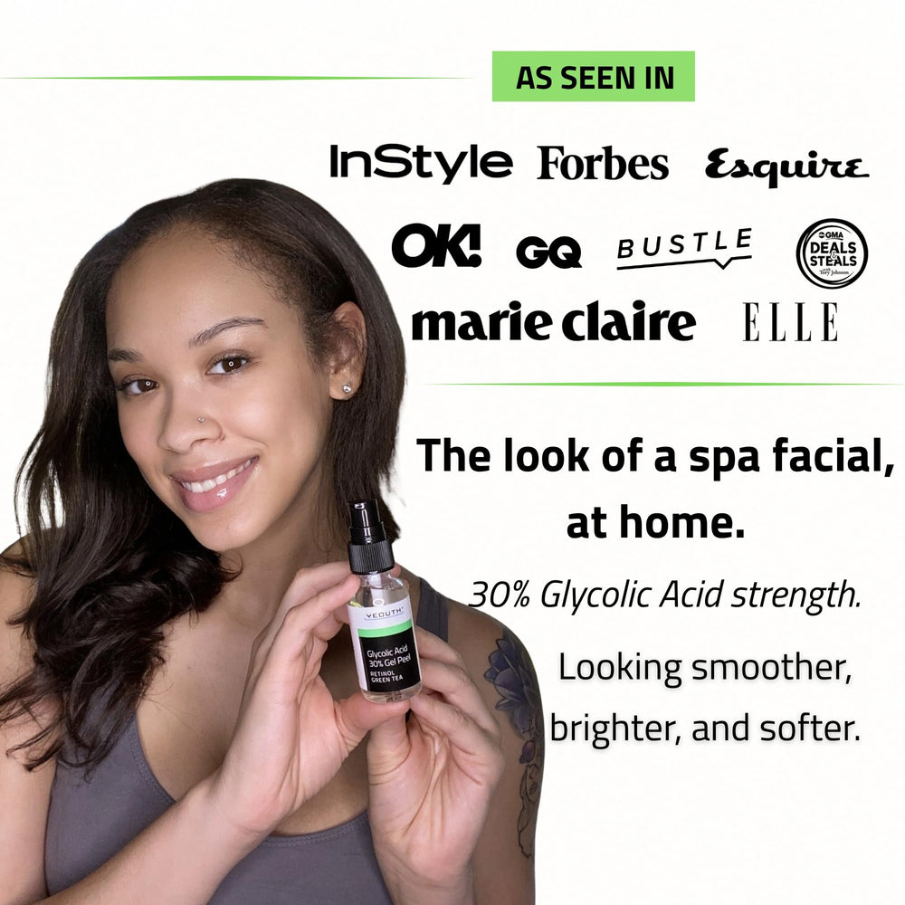 YEOUTH application on cheek demonstrating even spread and gentle coverage